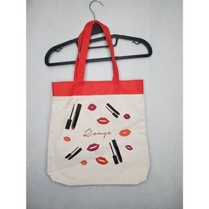 Lancome Rouge Makeup Lips Lipstick Graphic Canvas All Purpose Tote Bag